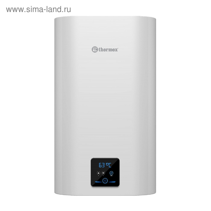 Водонагреватель Thermex Smart 50 V, накопительный, 2 кВт, 50 л, дисплей, УЗО, белый