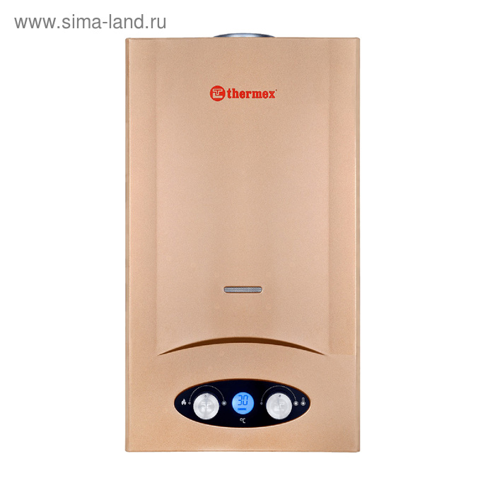 

Водонагреватель Thermex G 20 D Golden brown, газовый, 20000 т, 10 л/мин, золотистый