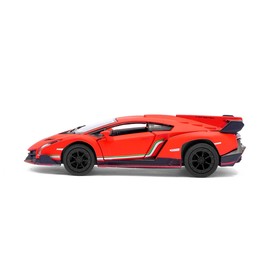 

Машина металлическая Lamborghini Matte Series, 1:38, открываются двери, инерция, цвет красный матовый