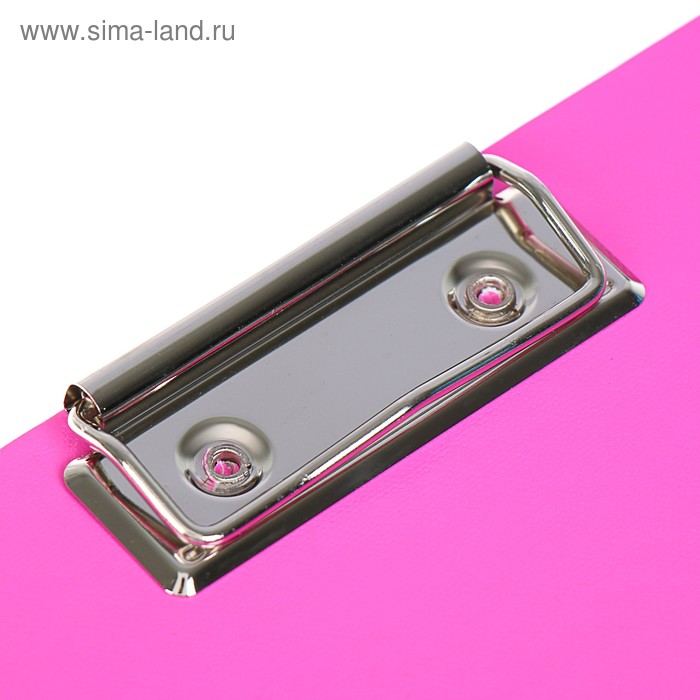 

Планшет с зажимом А5, ErichKrause Neon, розовый
