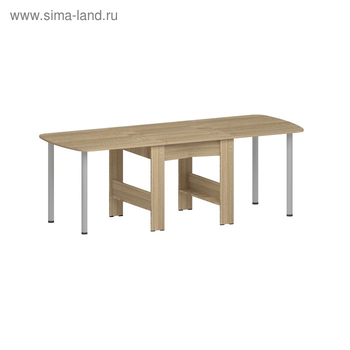 фото Стол-книжка раздвижной оригами 275/1630/2140х830х735 дуб сонома