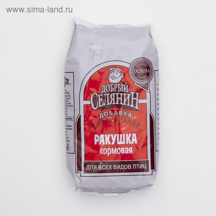 

Ракушка кормовая "Добрый селянин" для птиц, 1 кг
