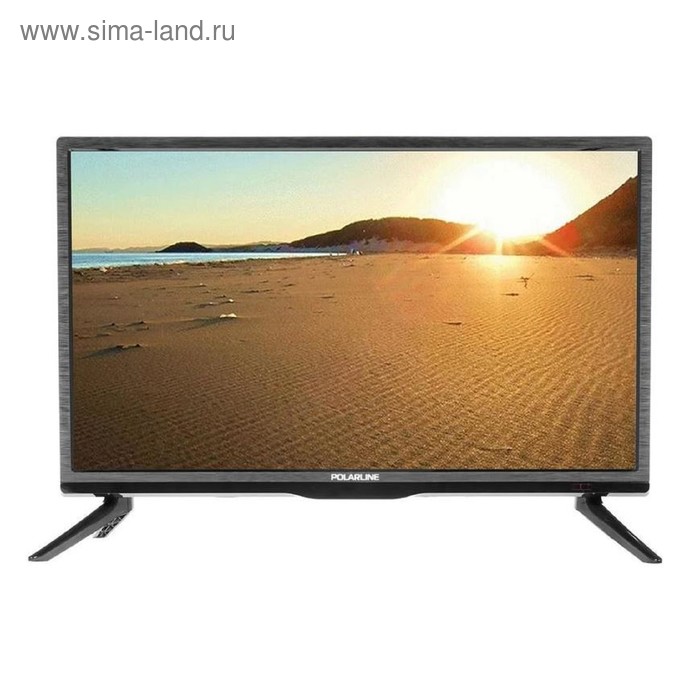 Телевизор Polarline 24PL51TC-SM, 24, 1366x768, DVB-T2, 1xHDMI, 1xUSB, SmartTV, чёрный