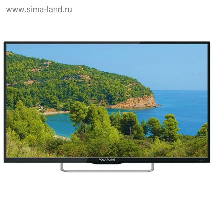 Телевизор Polarline 32PL14TC-SM, 32, 1366x768, DVB-T2, 3xHDMI, 2xUSB, SmartTV, чёрный
