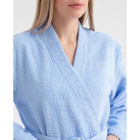 

Халат махровый Экономь и Я, жен. р. 42-44 цв. нежно-голубой, 100% хл, 320 гр/м2