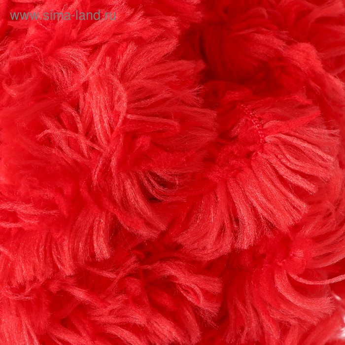 Пряжа Puffy fur 100% микрополиэстер 6м/100г  (6109 красный)
