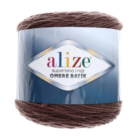 

Пряжа "Superlana midi ombre batik" 25% шерсть, 75% акрил 510м/300гр (7272 бежевый)