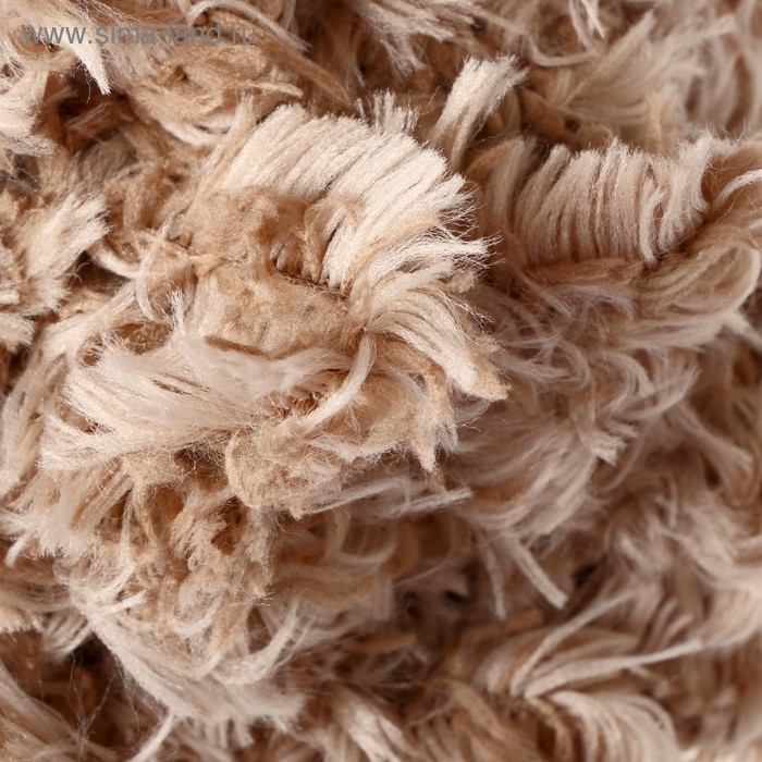 Пряжа Puffy fur 100% микрополиэстер 6м/100г  (6104 беж)