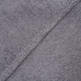 Полотенце-уголок махровый "Крошка Я" 85*85 см, цв. серый, 100% хл, 320 г/м2