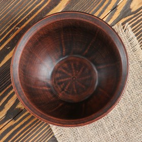

Миска, гладкая, коричневая, 0.7 л