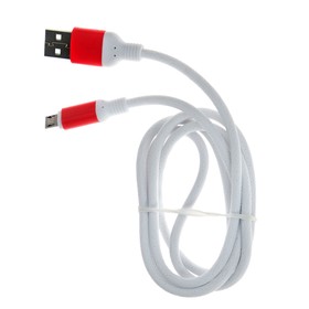 

Кабель LuazON, micro USB - USB, 1 А, 1 м, белый