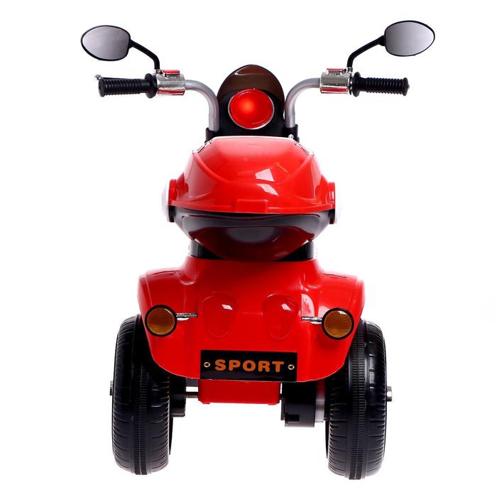 Детский электромобиль «Чоппер», с аккумулятором, световые и звуковые эффекты, цвет красный