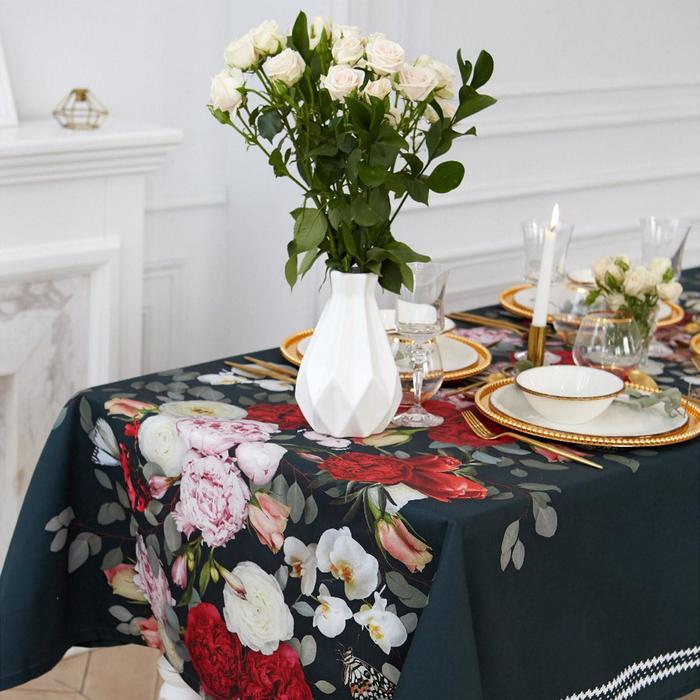 

Скатерть "Этель" Flowers 220х147 см, 100% хлопок, саржа 190 г/м2