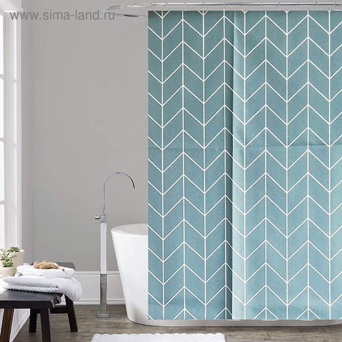 Шторка для ванной 180 х 180 см рисунок стрела 347₽