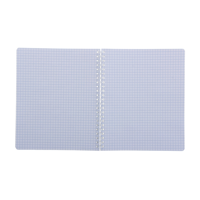 Тетрадь 80 листов клетка на гребне "Рай для бабочек", картонная обложка, сплошной УФ-лак, 4 вида МИКС