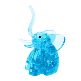 Пазл 3D «Слон», 20 деталей, цвет МИКС, в ПАКЕТЕ Ош