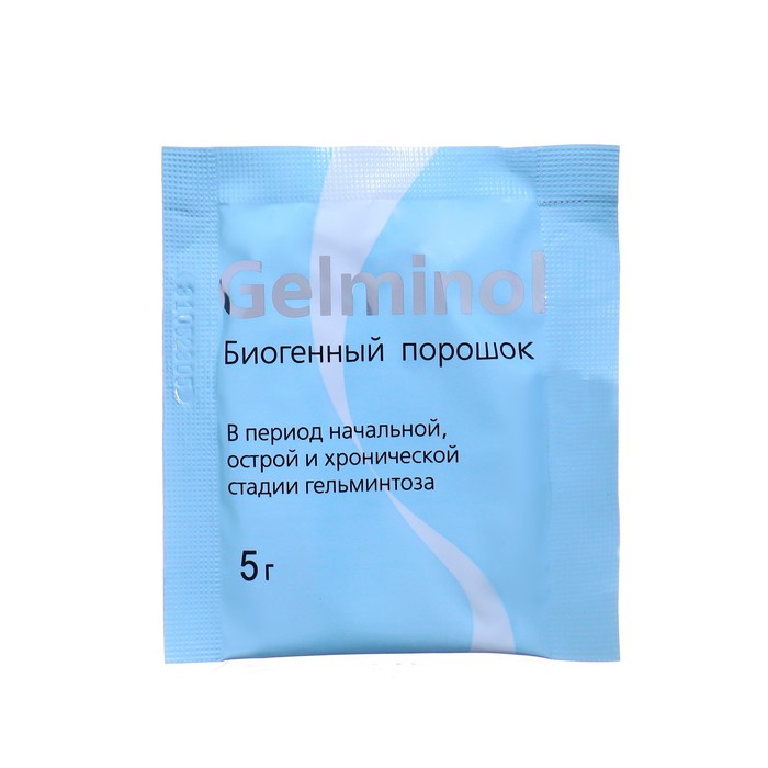 Противопаразитарный комплекс натуральный Gelminol капли 10 мл+ саше №5*5 г