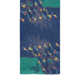 

Палантин женский 85×180 см, синий