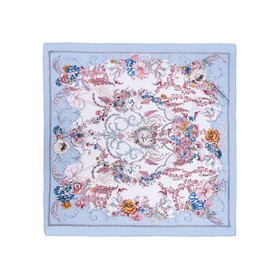 

Платок женский 120×120 см, голубой