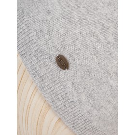 

Шапка женская, размер one size, кашемир норки, серый