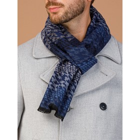 

Шарф мужской 30×180 см, синий