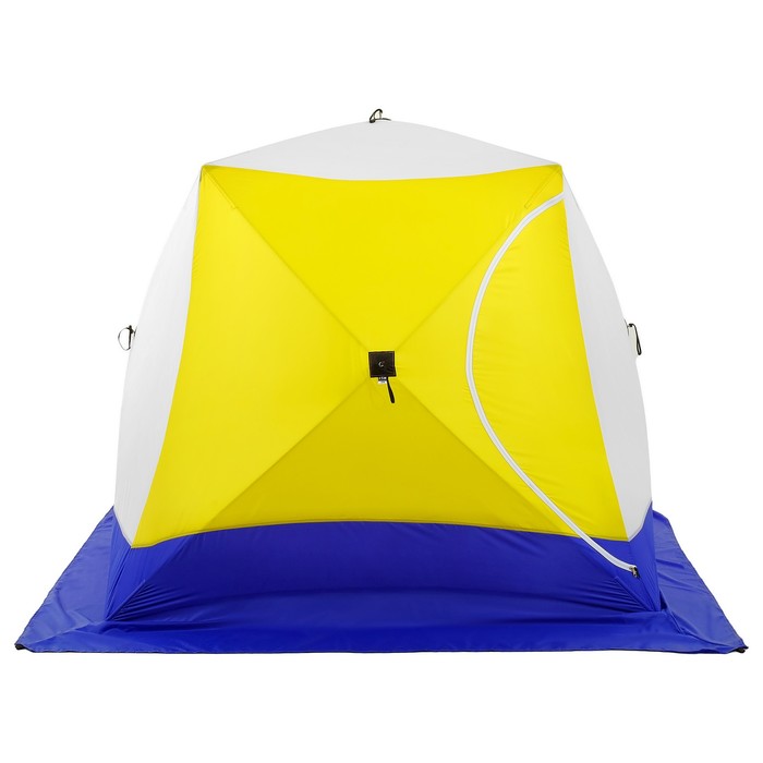 Палатка зимняя СТЭК КУБ 3-местная, трехслойная, дышащая палатка зимняя куб 3 трехслойная дышащий верх стэк