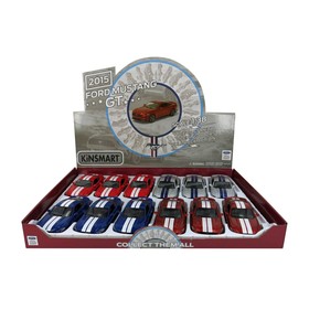 

Машина металлическая Ford Mustang GT, 1:38, открываются двери, инерция, цвет синий