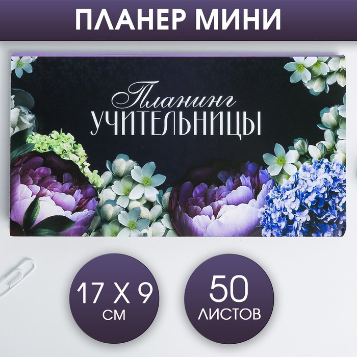 

Планер мини с отрывными листами «Планинг учительницы»