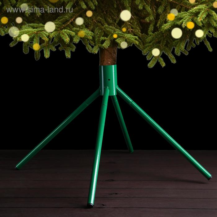 Подставка для ёлки (под ёмкость с водой), диаметр 5 см, цвет зелёный