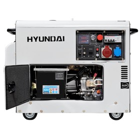 

Генератор дизельный Hyundai DHY 6000SE, 5 кВт, 220/380 В, ручной/электростартер, АКБ, AVR