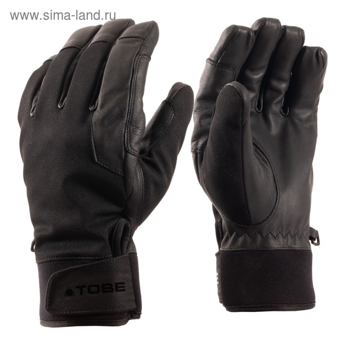 Перчатки Tobe Capto Mid, размер XS, чёрные перчатки tobe huron с утеплителем размер xs чёрные