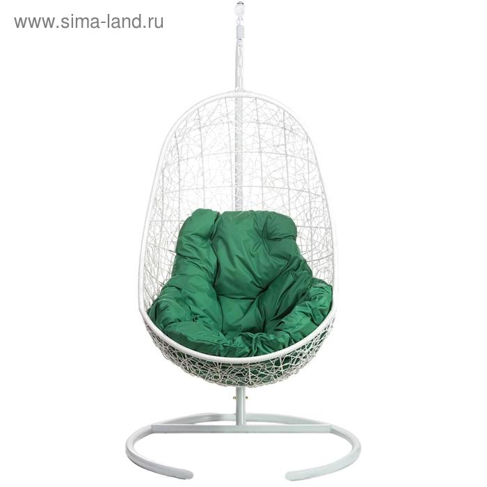 

Подвесное кресло "Easy" white (зеленая подушка) 195*95*75 см