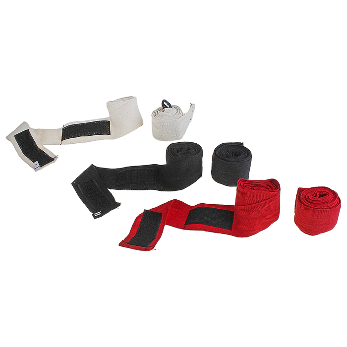 Бинты хлопковые для бокса, длина 3 м, цвет МИКС