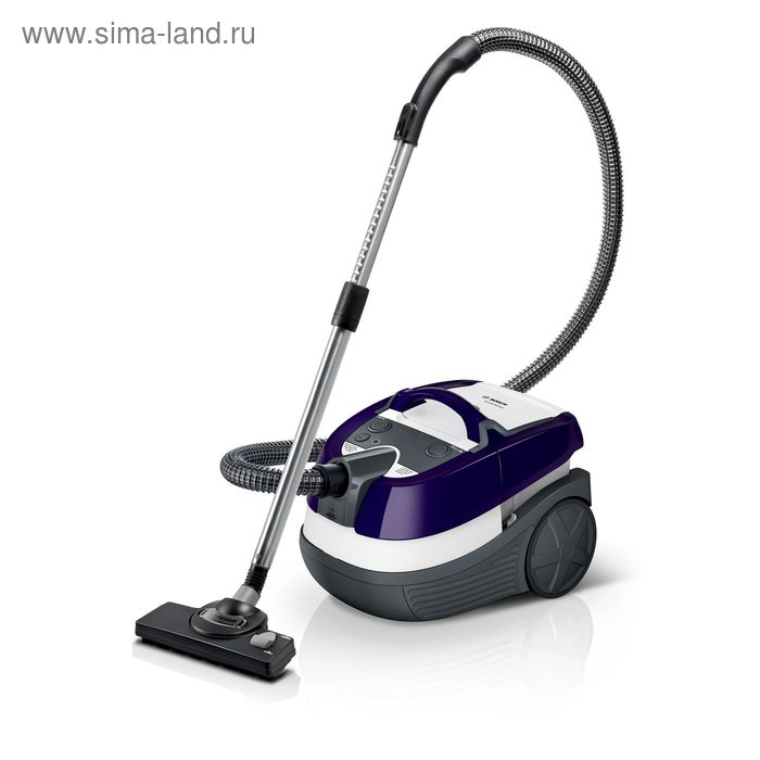 Пылесос BOSCH BWD41740, моющий, 1700 Вт, 5 л, фиолетовый