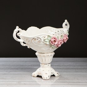 

Конфетница "Ладья", лепка, 32 см, микс