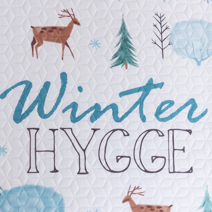 

Покрывало "Этель" 1,5 сп Winter hygge, 140*210±2 см, микрофибра