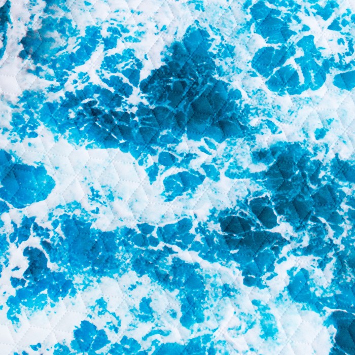 

Покрывало "Этель" евро Морская волна, 190*205 см, микрофибра