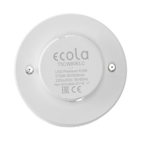 

Лампа светодиодная Ecola LED Premium, 8 Вт, GX53, 2700 K, диммирование