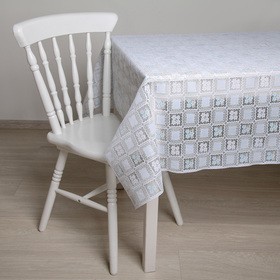 

Клеёнка ПВХ на плёнке Lace, ширина 137 см "Лютики", рулон 20 метров, цвет жёлто-голубой