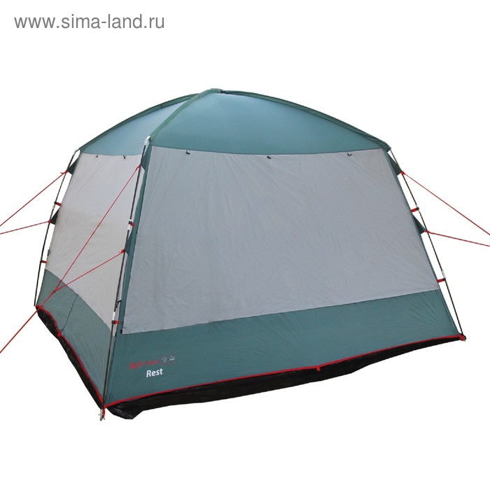 палатка шатер кемпинговая btrace rest t0466 Палатка-шатер Btrace Rest, высота 208 см, однослойная, цвет зелёный