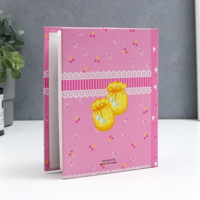 Фотоальбом на 100 фото 10х15 см "Для новорождённого", микс