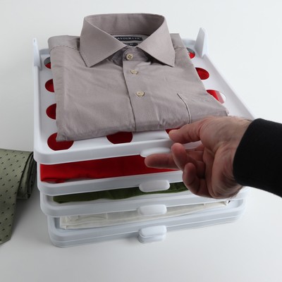 Органайзер для одежды QLux, 30×35,5×8,5 см, цвет МИКС