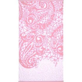 

Полотенце махровое Antique lace, 70х130 см, цвет розовый