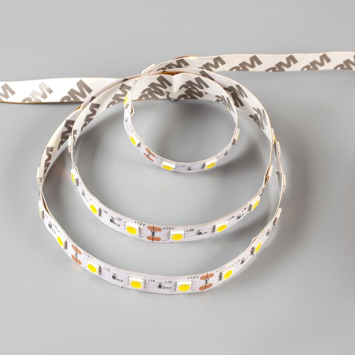 

Светодиодная лента Ecola 1 м, IP20, SMD5050, 60 LED/м, 14.4 Вт/м, 12 В, 4200К