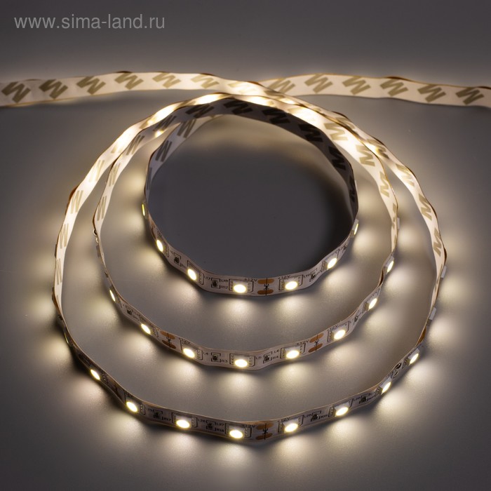 Светодиодная лента Ecola 3 м, IP20, SMD5050, 60 LED/м, 14.4 Вт/м, 12 В, 4200К светодиодная лента ecola 14 × 7 мм 100 м ip68 smd5050 60 led м 14 4 вт м 220 в свечение жёлтое