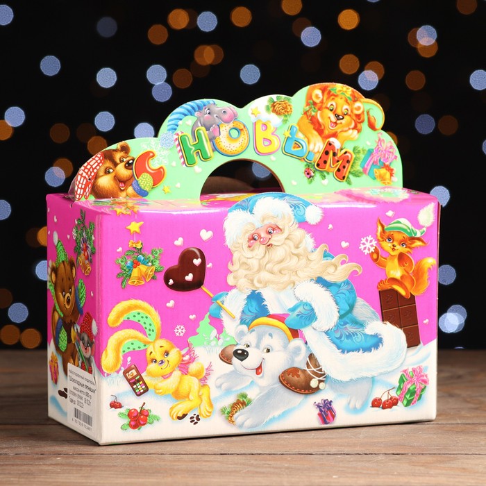 Новогодний подарок «Шоколадные пятнашки» 650 г