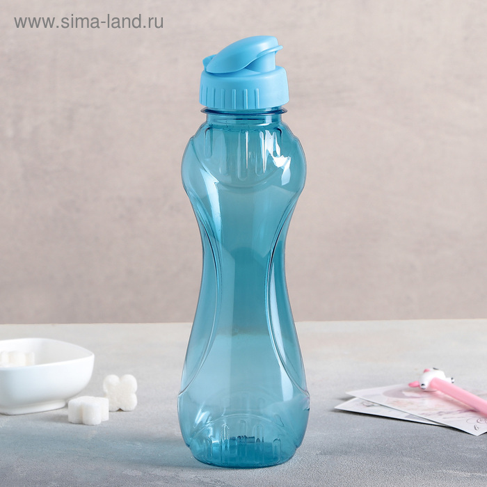 Бутылка QLux «Тренд», 7×7×23,5 см, цвет МИКС