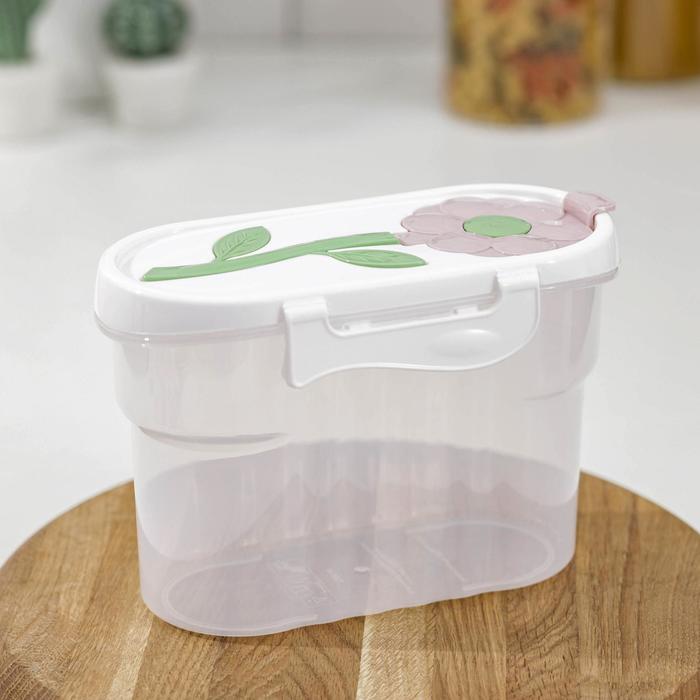 

Банка для сыпучих продуктов Titiz, 1,2 л, цвет МИКС