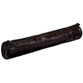 Пенал-тубус для кистей, мягкий, 355 х 65 мм, экокожа, коричневый Ош