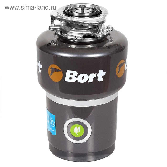 Измельчитель пищевых отходов Bort TITAN MAX Power, 780 Вт, 3 ступени, 5.2 кг/мин, 90 мм измельчитель пищевых отходов bort titan max power 780 вт 1 4 л